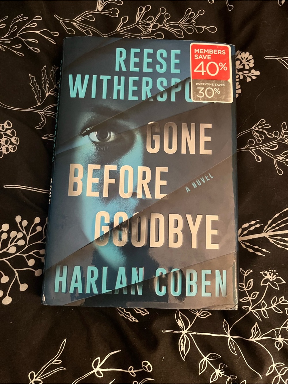 Gone Before Goodbye Hardcover Novel - Blue